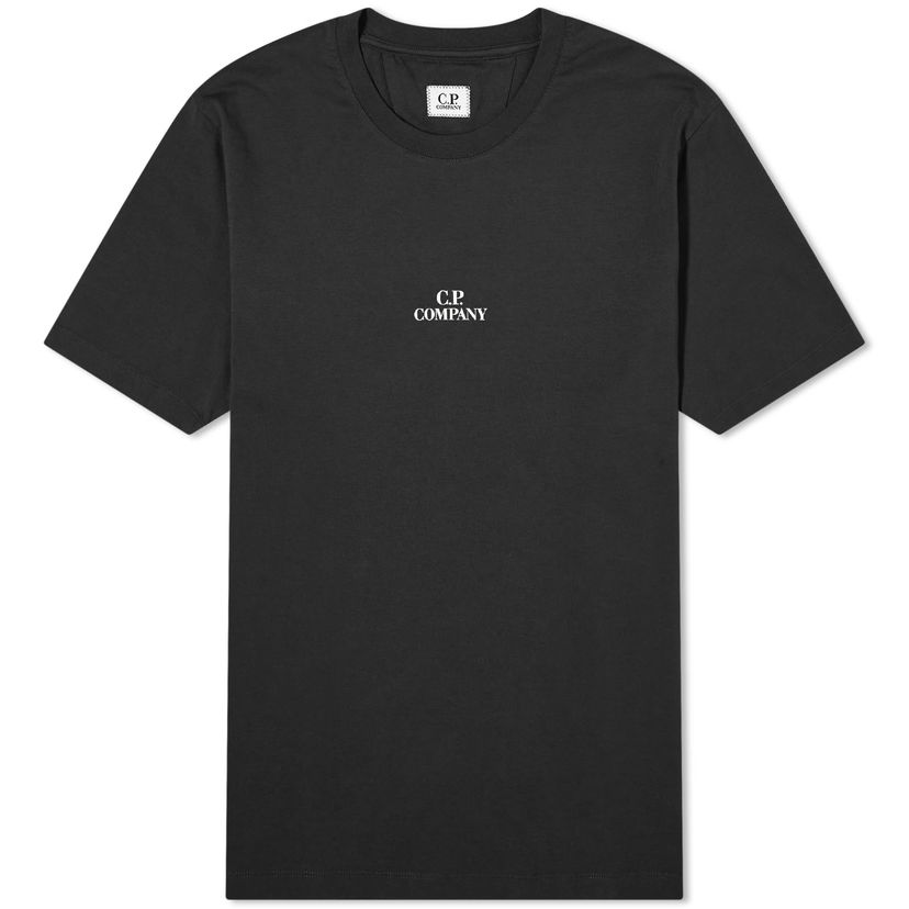 Majica kratkih rukava C.P. Company 30/1 Jersey Graphic T-Shirt Crna | CMTS141A-006586W-999