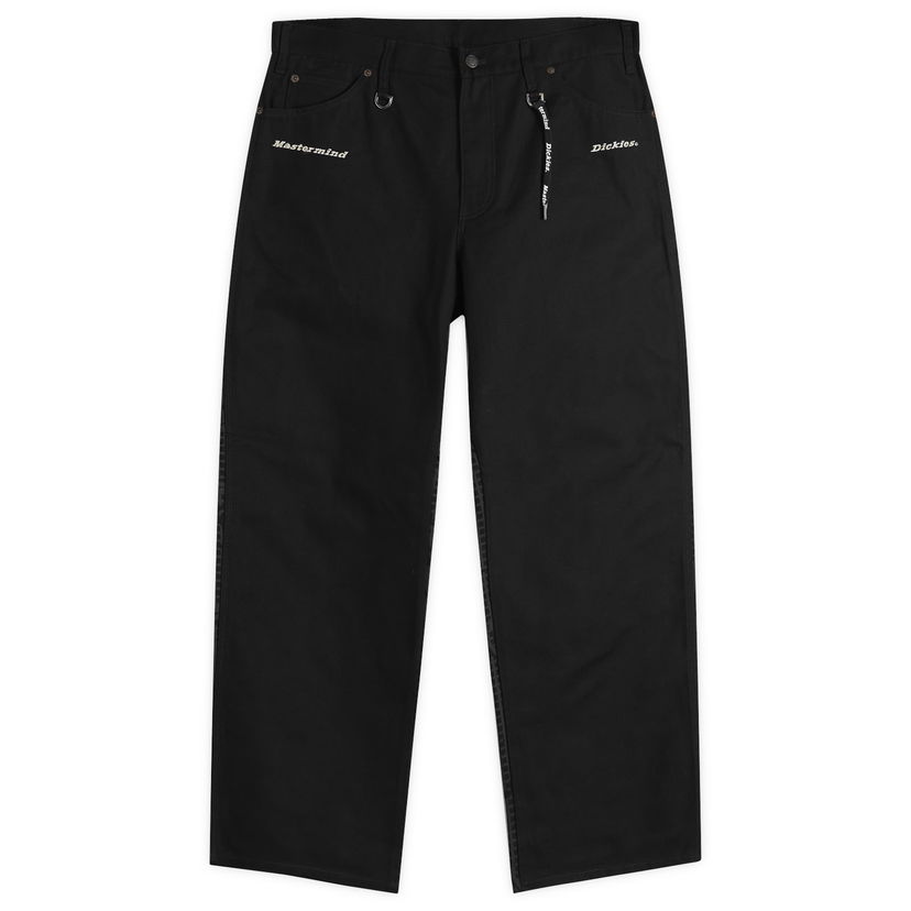 Hlače Mastermind WORLD Mastermind World x Dickies Duck Carpenter Pants, Size Large Crna | MJ25C14-PA100-2