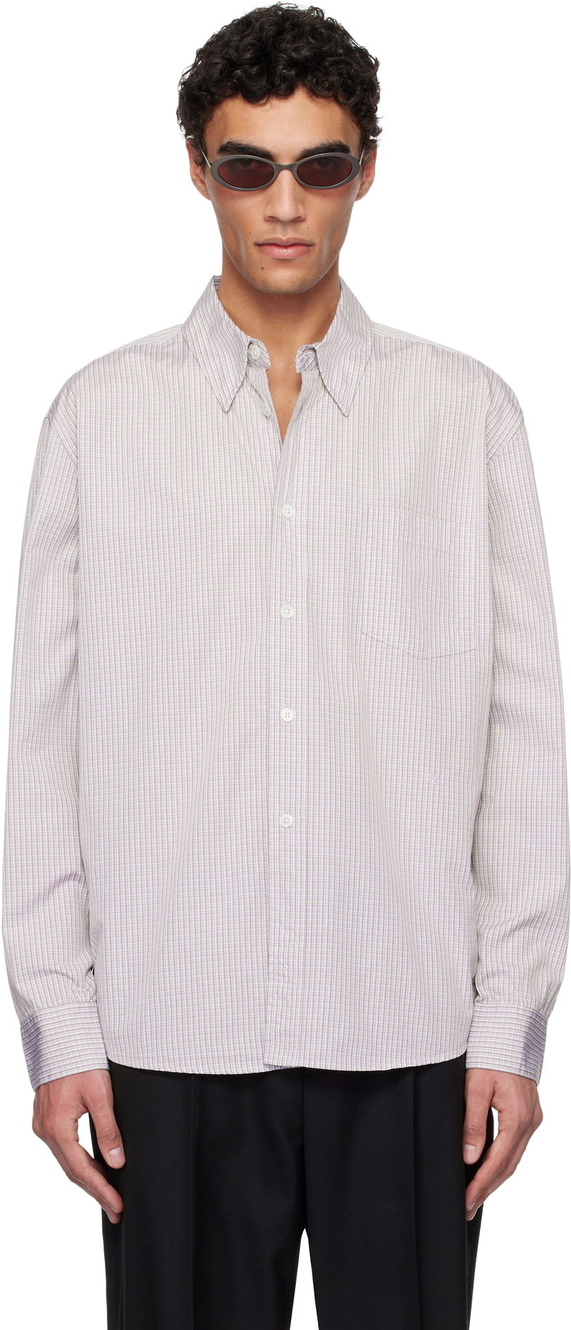 Košulja OUR LEGACY OUR LEGACY Beyond Button-Down Shirt Ljubičasta | M2252BDI