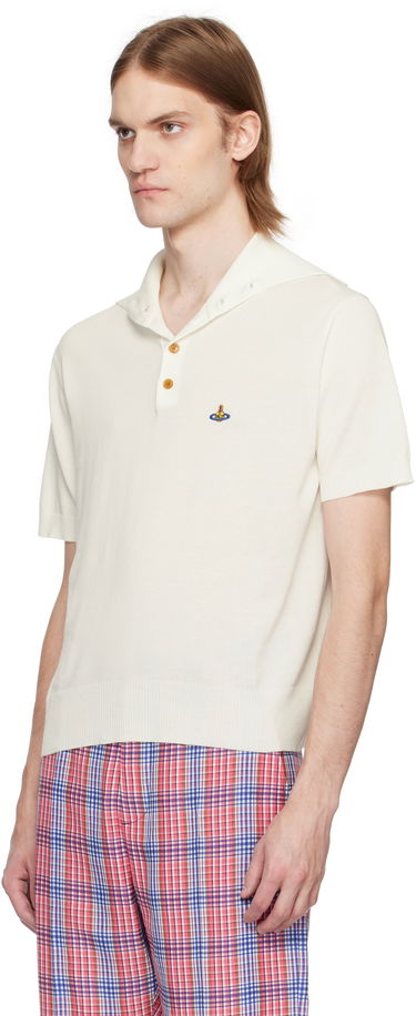 Polo majica Vivienne Westwood Vivienne Westwood Alex Knit Polo Bijela | 2701001P-Y003F-, 3