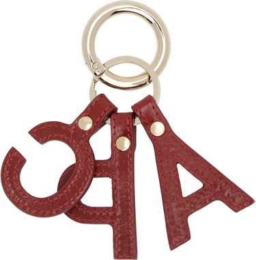 Privjesci za ključeve A.P.C. A.P.C. Lettres 'A.P.C.' Leather Keychain Crvena | PXCCK-F63656, 1