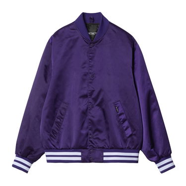 Bomber jakna Carhartt WIP Class of 89 Bomber Jacket Ljubičasta | I032992_23O_XX, 0