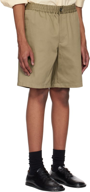 Kratke hlače AMI AMI Paris Elasticated Waist Shorts Tamnoplava | HSO303.CO0103, 4