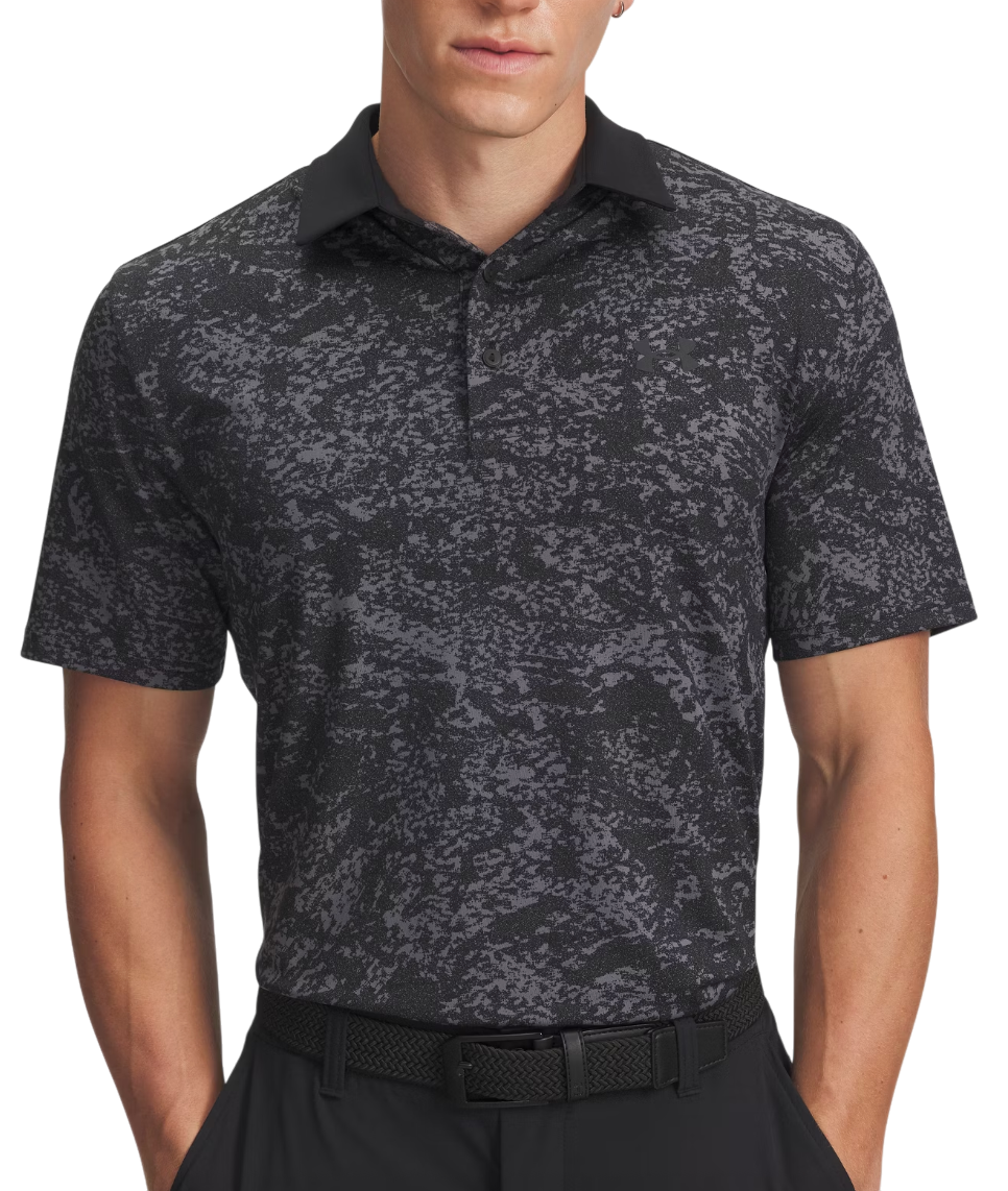 Polo majica Under Armour Playoff 3.0 Printed Polo Shirt Crna | 1378677-015, 0