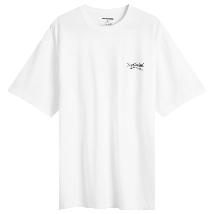 Majica kratkih rukava Neighborhood SS-8 Cards T-Shirt Bijela | 252PCNH-ST08-WHT