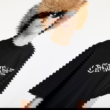 Majica kratkih rukava Off-White Bookish Skate T-Shirt Crna | OMAA120C99JER0081001, 1