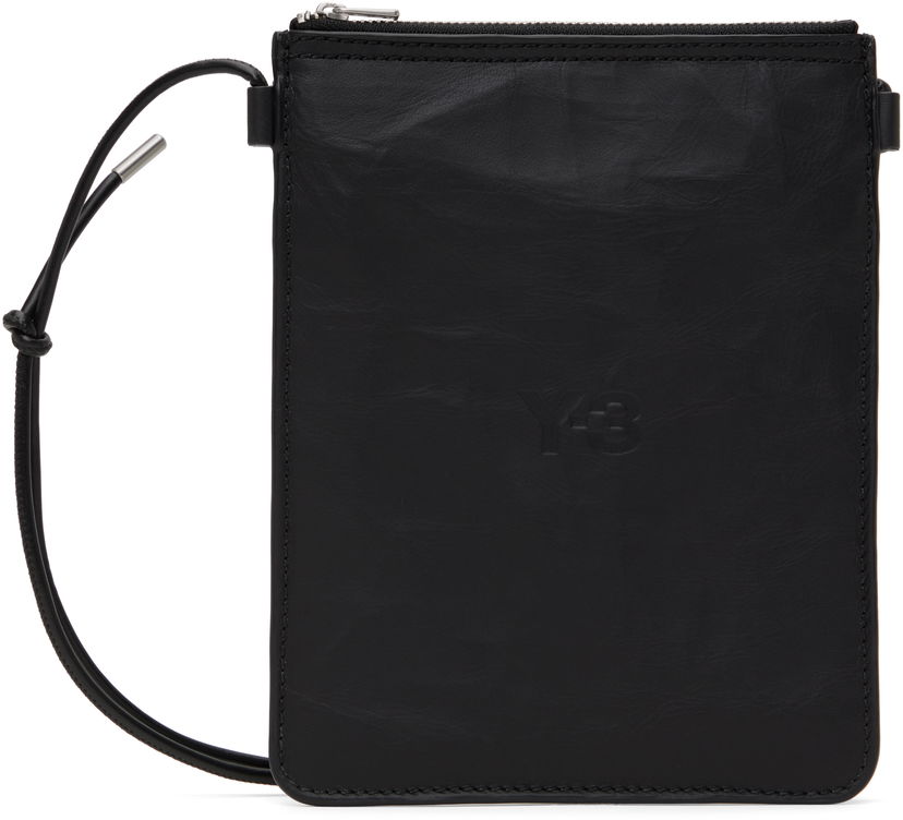 Torba za rame Y-3 Y-3 Leather Crossbody Pouch Crna | JD2914