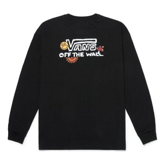 Majica kratkih rukava Vans Long Sleeve Graphic Tee Crna | VN0A5H86BLK, 0
