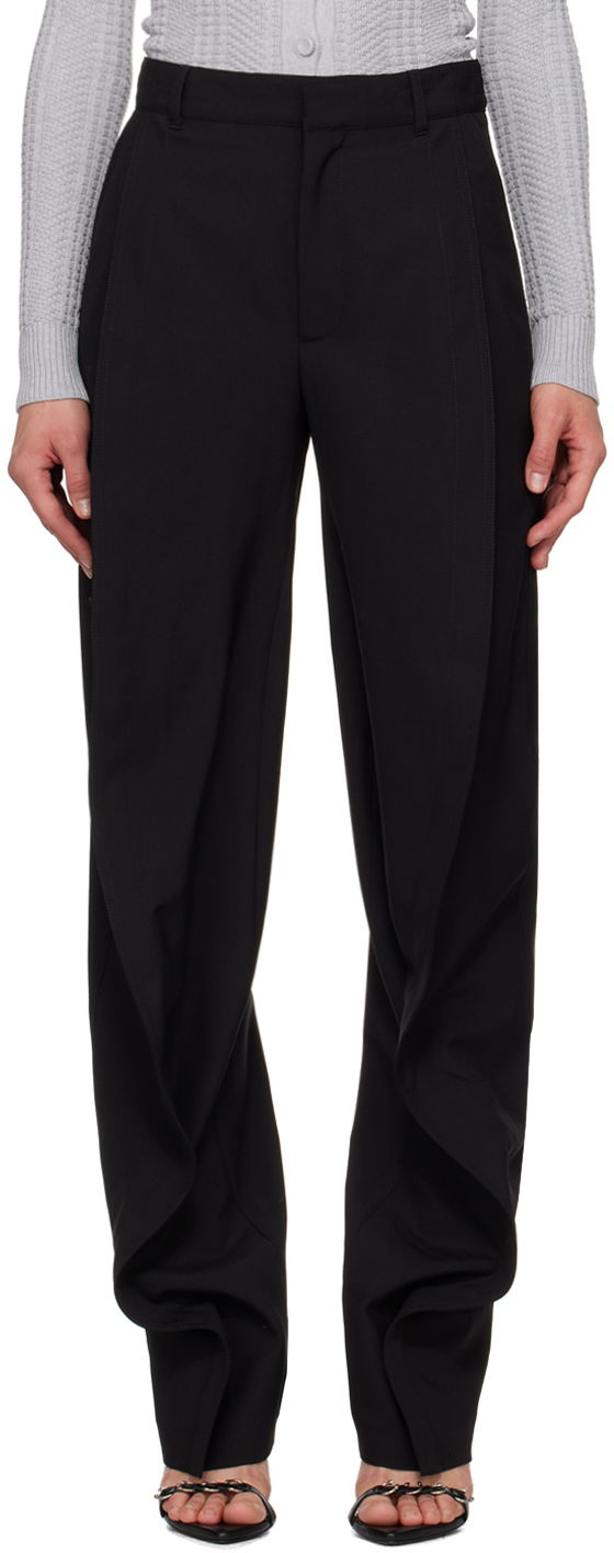 Hlače Y/PROJECT Banana Trousers Crna | 201PA003