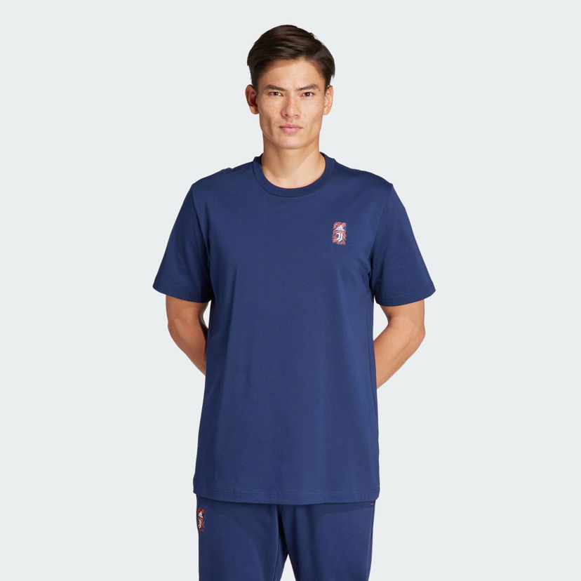 Majica kratkih rukava adidas Performance Juventus Cultural Story Tee Tamnoplava | IM9868