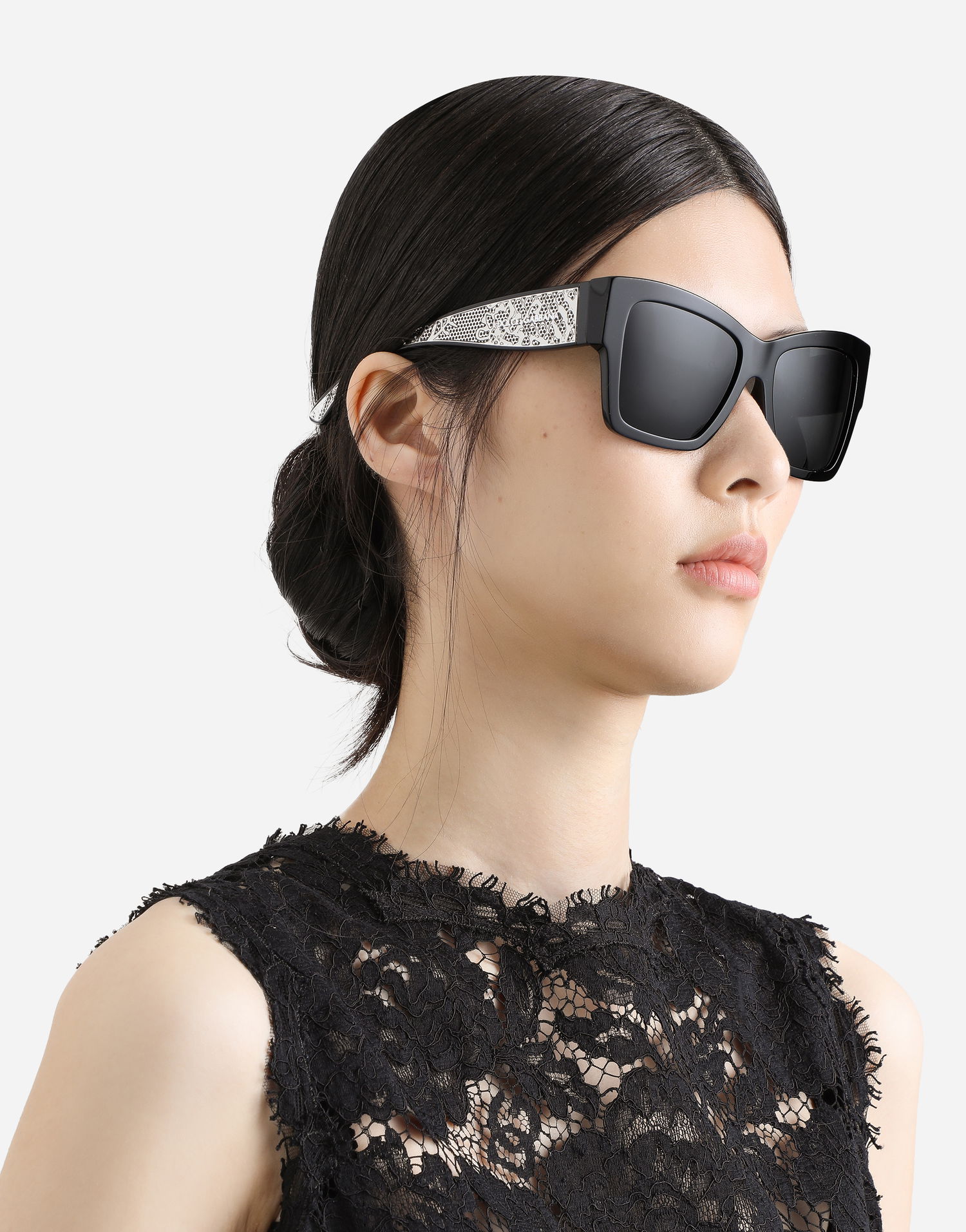 Sunčane naočale Dolce & Gabbana Dolce & Gabbana DG Lace Sunglasses Crna | VG4493VP1879V000, 1