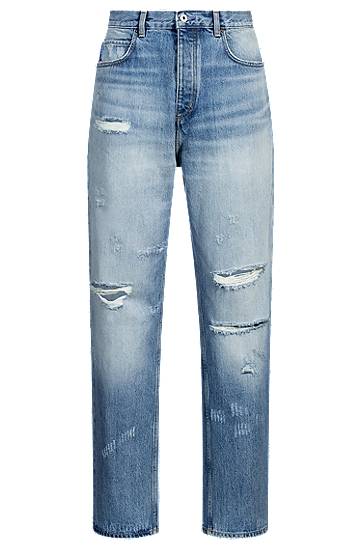 Jeans BOSS Baggy-Fit Jeans Plava | 50534527