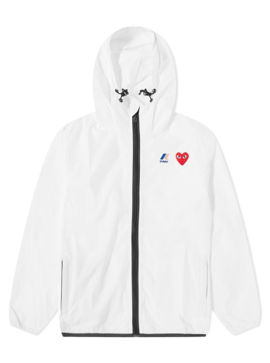 Vjetrovka Comme des Garçons K-Way x Full Zip Packable Jacke Bijela | P1J501-3