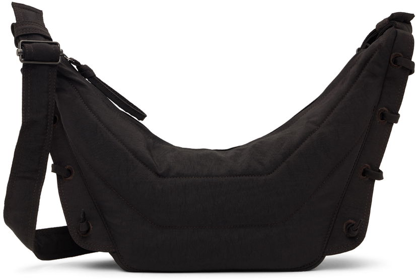 Torba za rame LEMAIRE Lemaire Small Soft Game Bag Crna | BG293 LF133