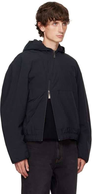 Pernata jakna ADER ERROR Hooded Asymmetrical Zip Jacket Crna | BN01FWJK1302BK, 1