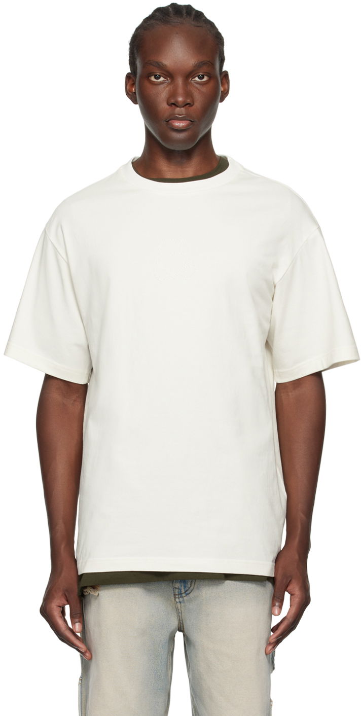 Majica kratkih rukava We11done We11done Pearl Bear T-Shirt Bijela | WD-TT2-24-780-U-IV