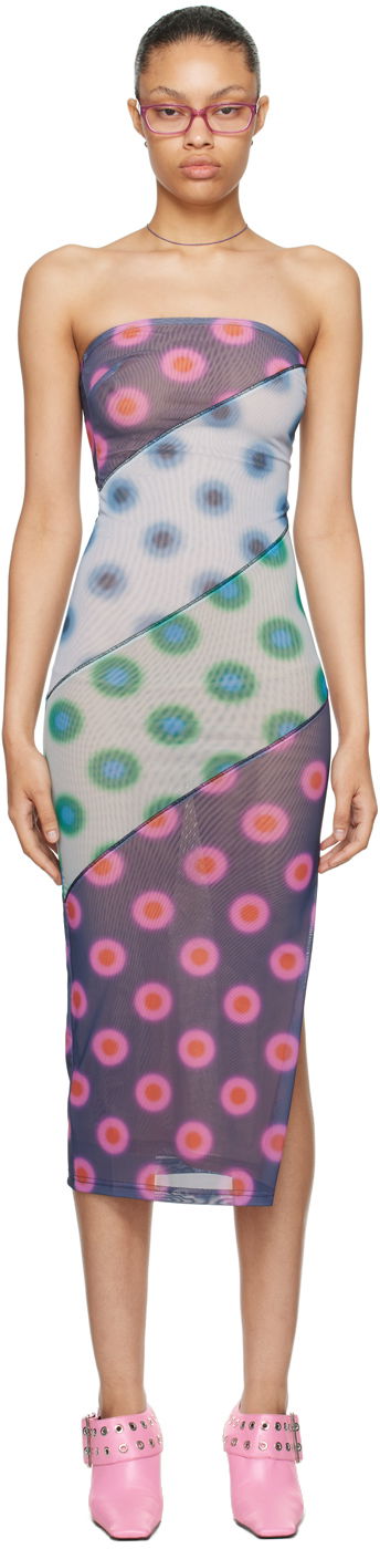 Haljina Miaou Miaou Lila Midi Tube Dress Višebojno | 5025PM1PDP