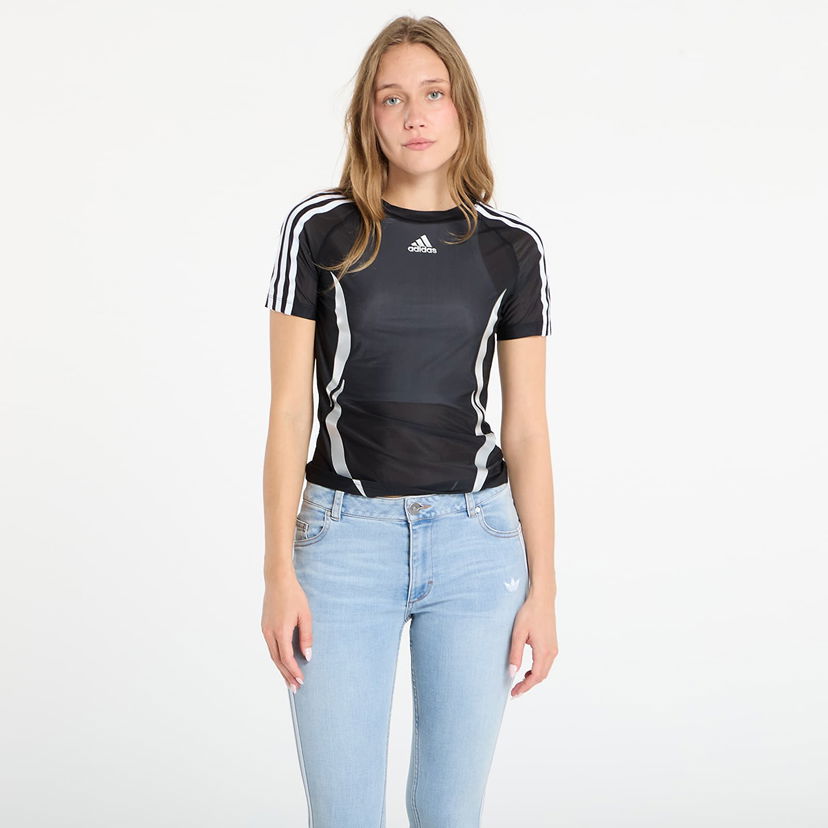 Majica kratkih rukava adidas Originals Adilenium Season 4 Teamgeist Tight Sheer Jersey T-Shirt Crna | KE9795