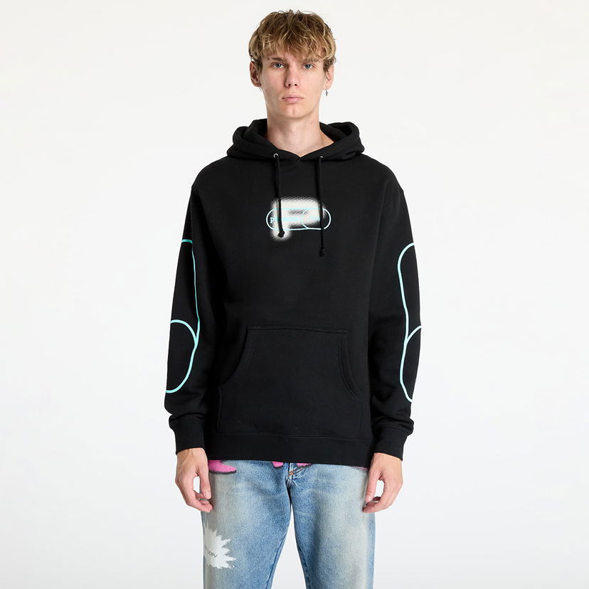 Dukserice Pleasures Pixel P Hoodie Black Crna | P24F100 BLACK