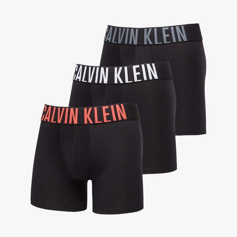Bokserice CALVIN KLEIN Boxer Brief 3-Pack Crna | 000NB3612A 2QS