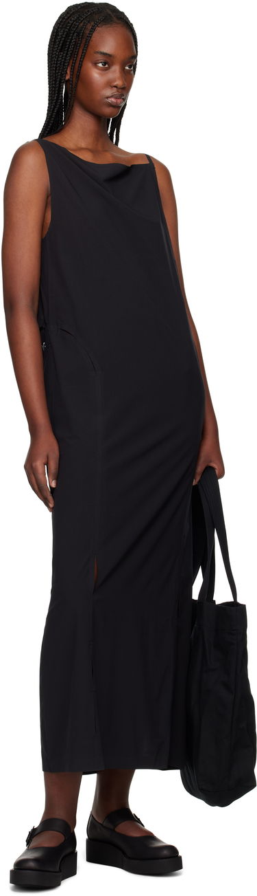 Haljina Y-3 Y-3 Slit Maxi Dress Crna | JD1474, 3