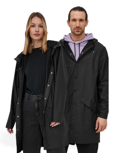 Jakna Rains Long Jacket Crna | 12020.01