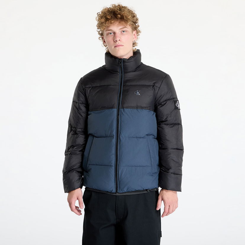 Pernata jakna CALVIN KLEIN Non Down Blocking Puffer Jacket Plava | J30J325584 PPK