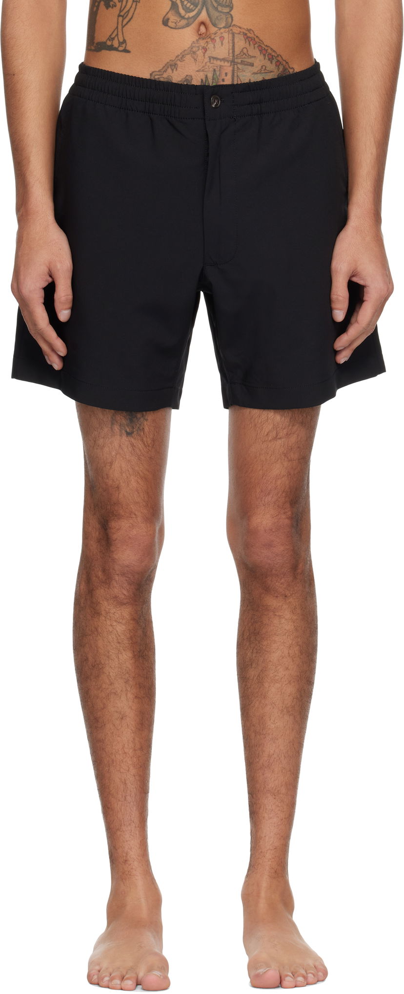 Kratke hlače Polo by Ralph Lauren Ralph Lauren 6-Inch Prepster Swim Shorts Crna | 710964194002
