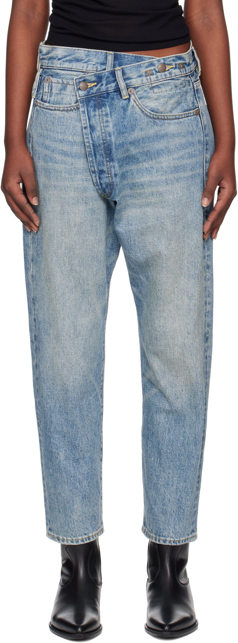 Jeans R13 R13 Crossover Jeans Plava | R13W2048-D149B