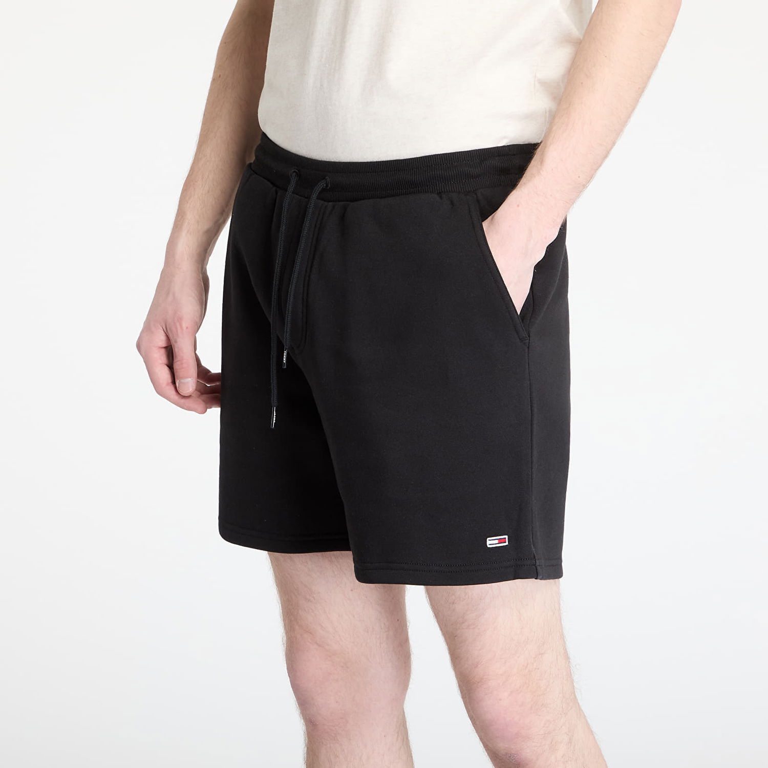 Kratke hlače Tommy Hilfiger Tommy Jeans S Flag Beach Shorts Crna | DM0DM21931 BDS, 1