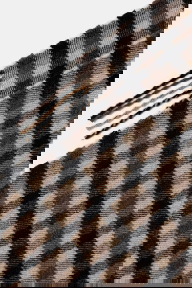 Šal GANNI Graphic Wool Checked Scarf Višebojno | A6668, 2