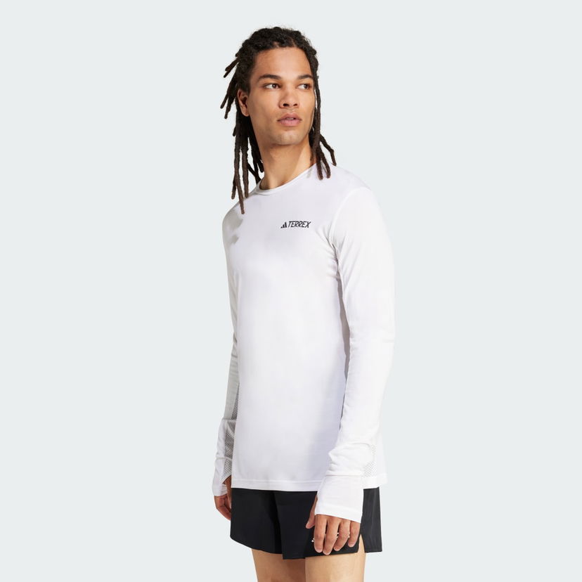 Majica kratkih rukava adidas Performance Terrex Xperior Climacool+ Long Sleeve Running Top Bijela | JN8124