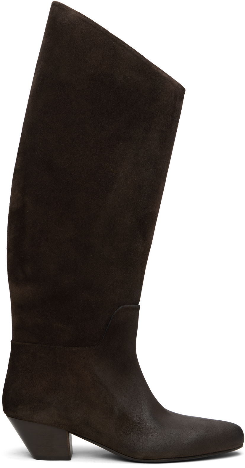Odjeća Marsèll Marsell Goccio Reversed Leather Tall Boots Smeđa | MW8341 P024