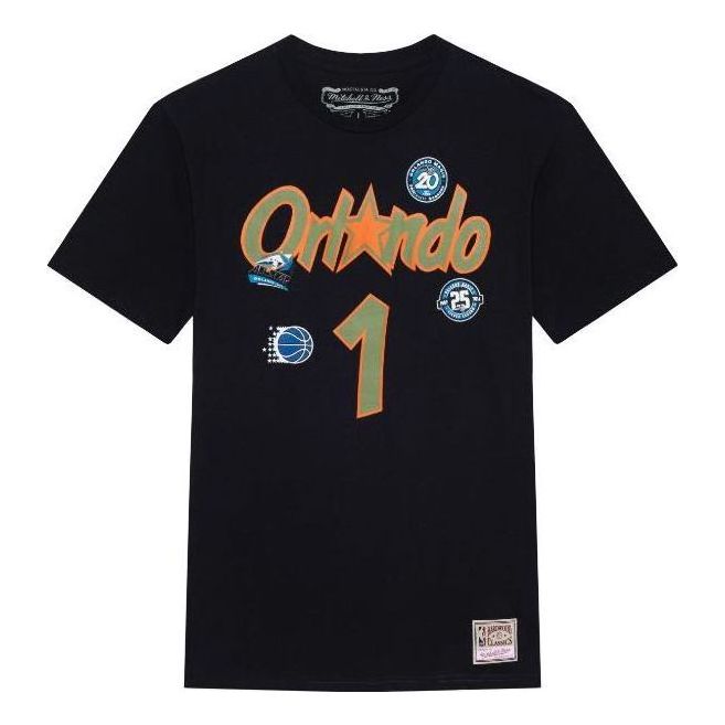 Majica kratkih rukava Mitchell & Ness NBA Orlando Magic Penny Hardway Script T-Shirt Crna | BNN3DP22083-OMABLCKPHA