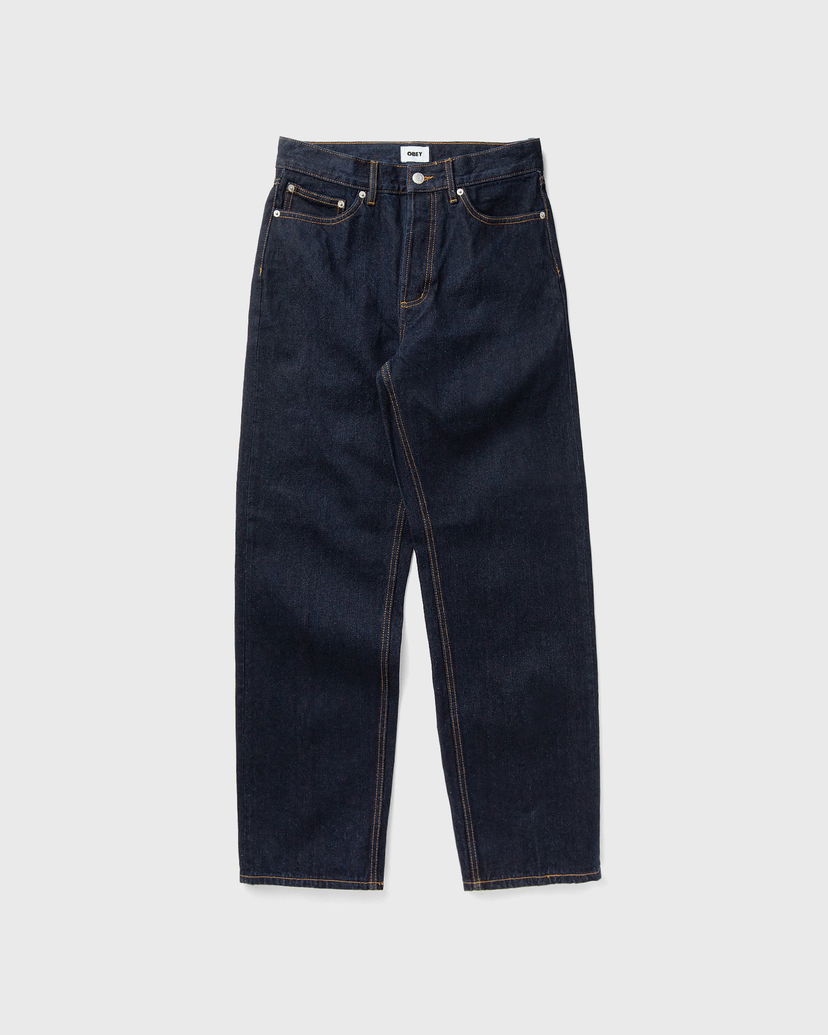 Jeans OBEY Hardwork Denim Jeans Plava | 142010077-RIN