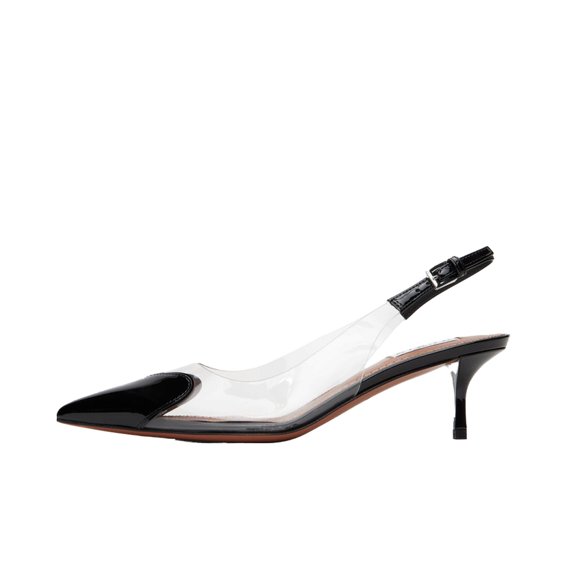 Tenisice i cipele Alaïa Heart Slingback Pumps Crna | AA3E057CK150