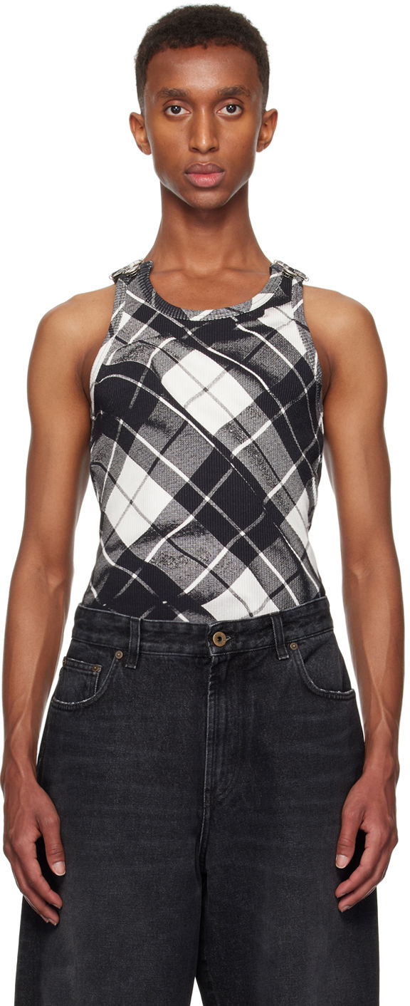 Majica bez rukava Jean Paul Gaultier Jean Paul Gaultier Salopette Detail Tank Top Crna | 24/31-F-DB042-J565-000201