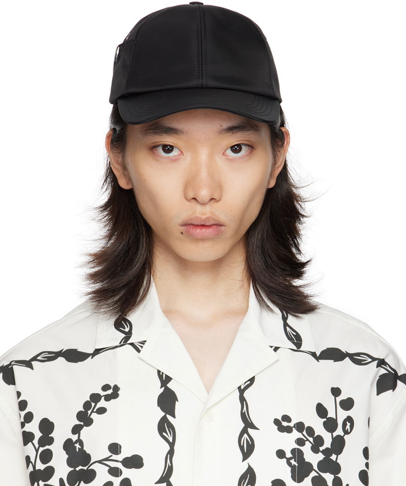 Kapa Jacquemus Jacquemus Ovalie Baseball Cap Crna | 24H246AC667-3138