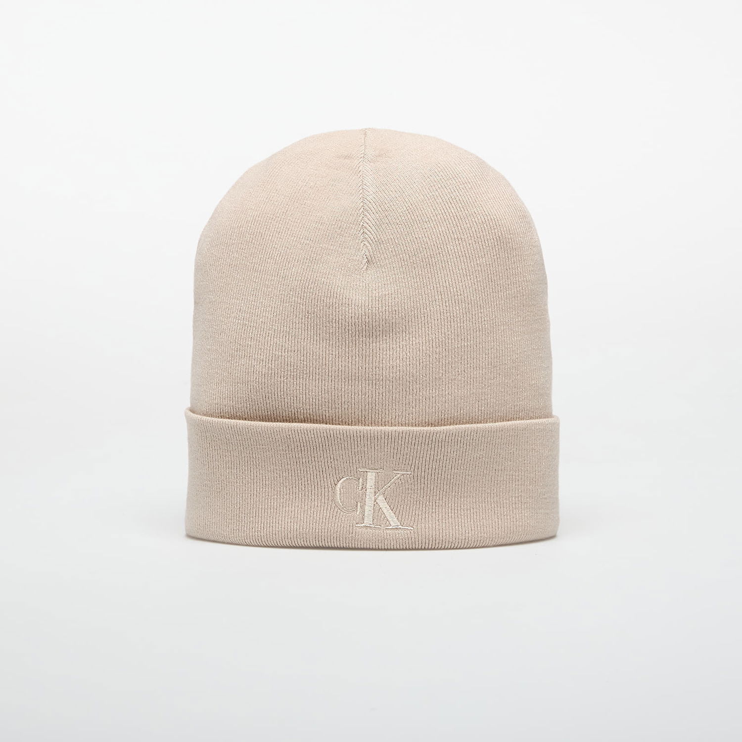 Kapica CALVIN KLEIN Fine Rib Beanie Universal Bež | LV04D8020G RMU, 0