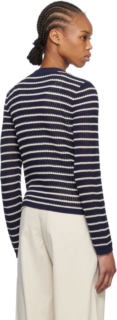 Džemper rag & bone rag & bone Viola Stripe Cardigan Tamnoplava | WAS24S042TG42, 2