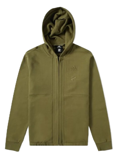 Dukserice adidas Originals adidas x Undefeated FZ Hoodie Olive/Olive Cargo Zelena | DY3270