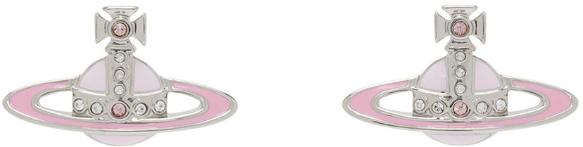 Naušnice Vivienne Westwood Vivienne Westwood Small Neo Bas Relief Earrings Ružičasta | 62010039-02P439-CN