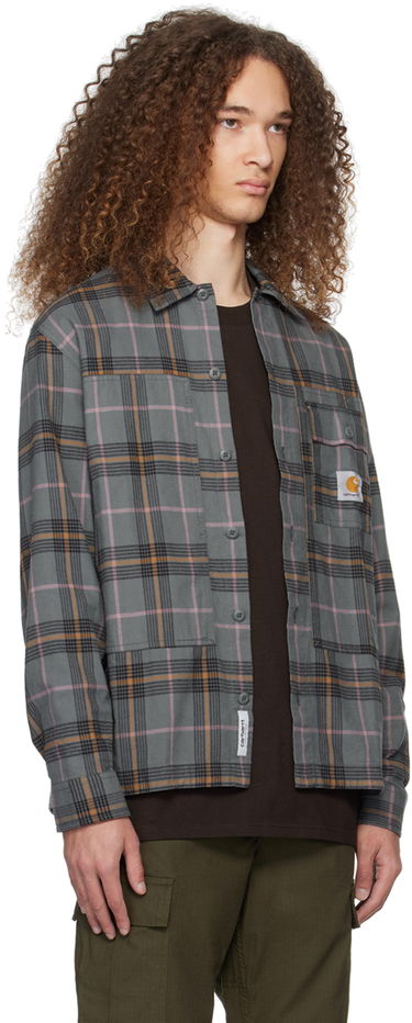 Košulja Carhartt WIP Plaid Long Sleeve Button-Up Shirt Zelena | I032903, 1