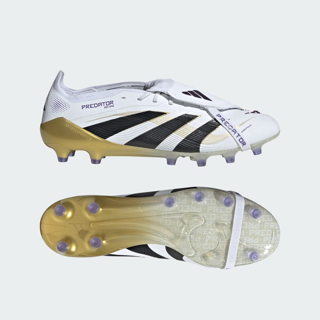 Tenisice i cipele adidas Performance Predator Elite Fold-Over Tongue Artificial Grass Boots Bijela | JR4771, 0