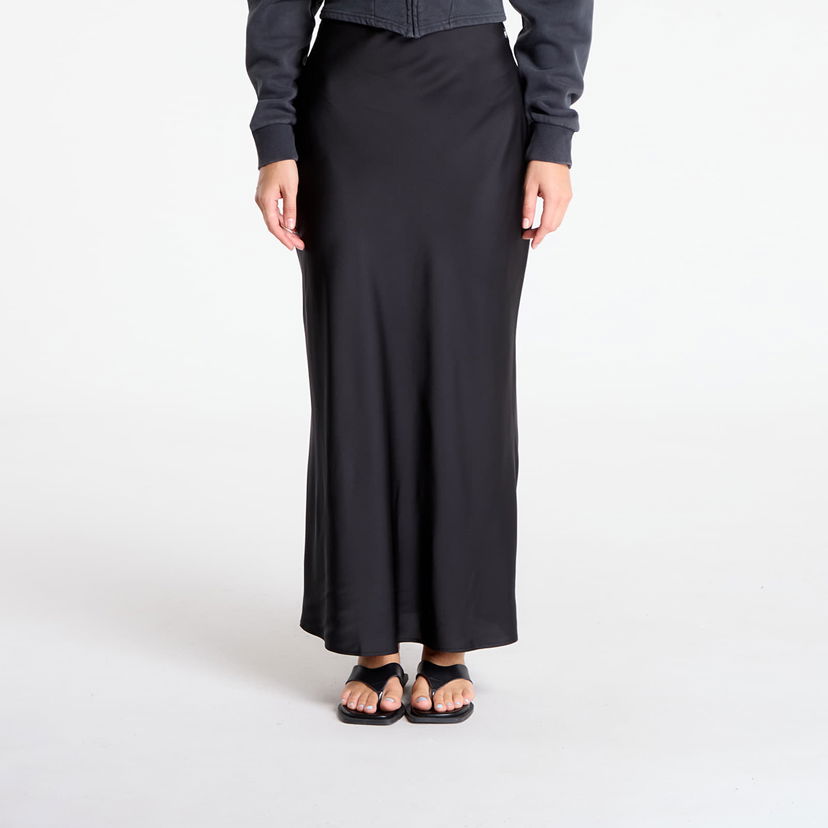 Suknja GUESS GUESS Sibilla Long Satin Skirt Crna | W5YD55WF1T2-JBLK