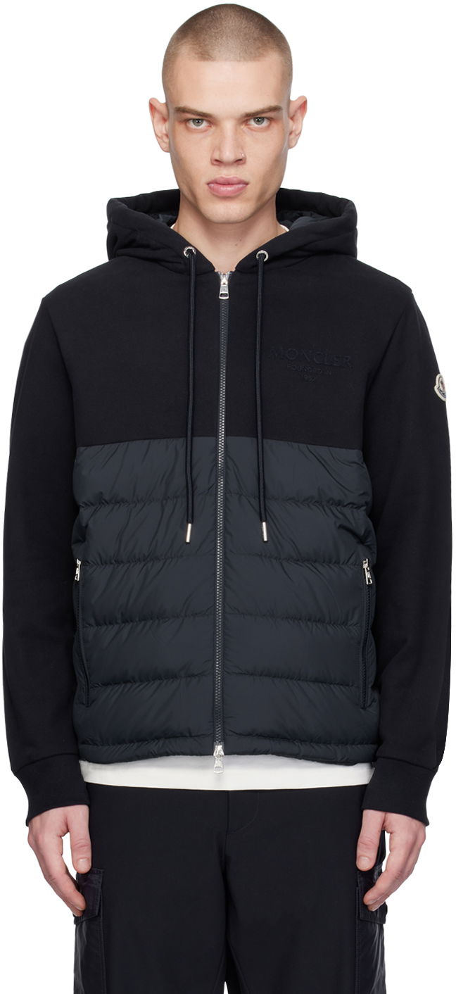 Jakna Moncler Embroidered Down Jacket Tamnoplava | J10918G0001389AE5