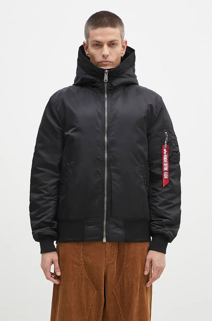 Bomber jakna Alpha Industries MA-1 Hooded Bomber Jacket Crna | 158104.03