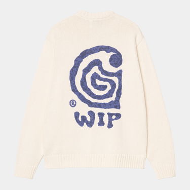 Džemper Carhartt WIP Carhartt WIP Helix Knit Sweater Bijela | I036731_6, 1