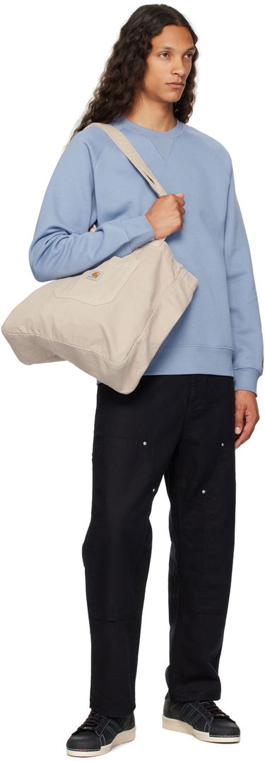 Dukserice Carhartt WIP Work In Progress Chase Crewneck Sweatshirt Plava | I033660, 3