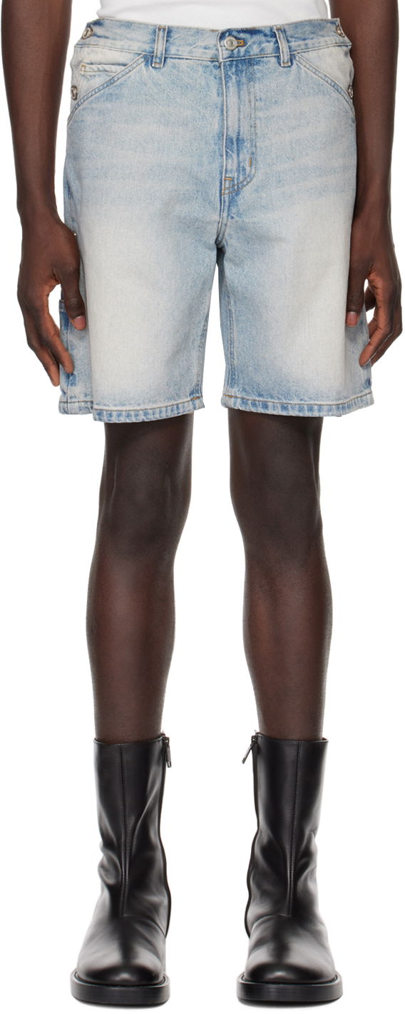 Kratke hlače Courrèges Sailor Denim Shorts Plava | 124DSH026DE0016